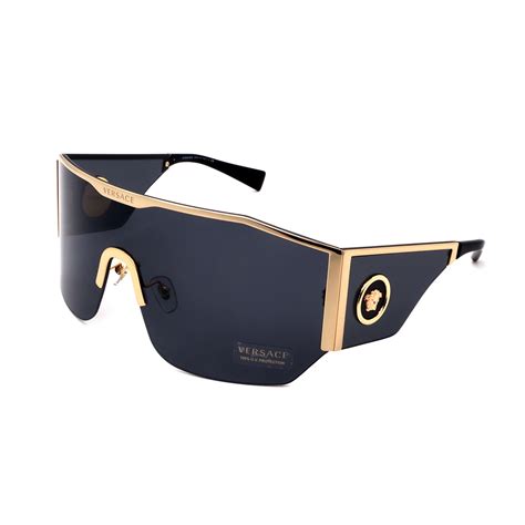 versace singular rim shield sunglasses|Versace shades for men sunglasses.